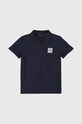 Детское хлопковое поло Guess хлопок тёмно-синий L4RP03.KC384.PPYH