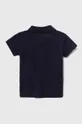 Παιδικά βαμβακερά μπλουζάκια πόλο Guess σκούρο μπλε