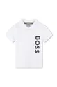 λευκό Βρεφικά βαμβακερά μπλουζάκια πόλο BOSS Για αγόρια