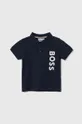 mornarsko plava Pamučna polo majica za bebe BOSS Za dječake