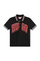Παιδικό πουκάμισο πόλο HUGO G00017.114.150 μαύρο SS24