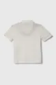 Παιδικά βαμβακερά μπλουζάκια πόλο Emporio Armani λευκό