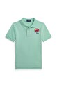Детское хлопковое поло Polo Ralph Lauren хлопок зелёный 322936134001