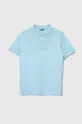 plava Pamučna polo majica United Colors of Benetton Za dječake