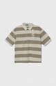 Детское хлопковое поло United Colors of Benetton хлопок серый 354XC301D.G.Seasonal