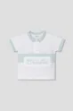 білий Дитяча бавовняна футболка поло United Colors of Benetton Для хлопчиків