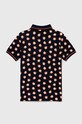 CHLAPEC Dětská bavlněná polokošile United Colors of Benetton 361YC301H.G.Seasonal námořnická modř