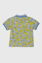 United Colors of Benetton tricouri polo din bumbac pentru copii 361YG300P.P.Seasonal albastru SS24