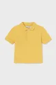 κίτρινο Βρεφικά βαμβακερά μπλουζάκια πόλο Mayoral Για αγόρια