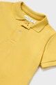 Αγορίστικα Βρεφικά βαμβακερά μπλουζάκια πόλο Mayoral 102.3K.Baby.PPYH κίτρινο