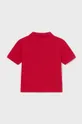 Otroške bombažne polo majice Mayoral rdeča