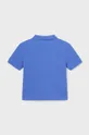 Дитяча бавовняна футболка поло Mayoral блакитний