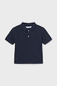 Βρεφικά βαμβακερά μπλουζάκια πόλο Mayoral βαμβάκι σκούρο μπλε 102.3K.Baby.PPYH