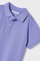 Mayoral polo bawełniane dziecięce fioletowy 150.5G.Mini.PPYH