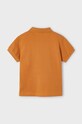 Παιδικά βαμβακερά μπλουζάκια πόλο Mayoral 150.5G.Mini.PPYH πορτοκαλί SS24