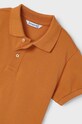 Αγορίστικα Παιδικά βαμβακερά μπλουζάκια πόλο Mayoral 150.5G.Mini.PPYH πορτοκαλί