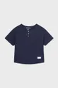 темно-синій Дитяча бавовняна футболка поло Mayoral Для хлопчиків