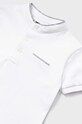 Băieți Mayoral tricou polo pentru copii 1104.3B.Baby.PPYH alb