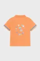 Βρεφικά βαμβακερά μπλουζάκια πόλο Mayoral πορτοκαλί
