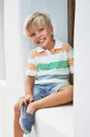 πολύχρωμο Παιδικά βαμβακερά μπλουζάκια πόλο Mayoral Για αγόρια