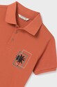 Mayoral tricouri polo din bumbac pentru copii portocaliu 6112.7C.Junior.PPYH