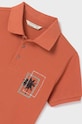 Pamučna polo majica Mayoral narančasta 6112.7C.Junior.PPYH