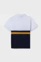 Παιδικά βαμβακερά μπλουζάκια πόλο Mayoral λευκό