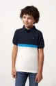 σκούρο μπλε Παιδικά βαμβακερά μπλουζάκια πόλο Mayoral Για αγόρια