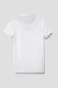 Παιδικά βαμβακερά μπλουζάκια πόλο Pepe Jeans UMER λευκό