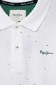 Chłopiec Pepe Jeans polo bawełniane dziecięce UMER PB540939 biały