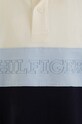 Dětská bavlněná polokošile Tommy Hilfiger béžová KB0KB08945.128.176.PPYH