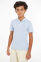 Tommy Hilfiger polo bawełniane dziecięce bawełna niebieski KB0KB09103.128.176.PPYH
