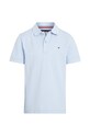 Детское хлопковое поло Tommy Hilfiger KB0KB09103.128.176.PPYH голубой SS24