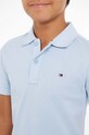 Tommy Hilfiger polo bawełniane dziecięce KB0KB09103.128.176.PPYH niebieski