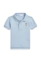 Polo Ralph Lauren tricouri polo din bumbac pentru bebeluși uni albastru 320853788011