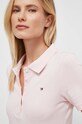 Πόλο Tommy Hilfiger WW0WW37823 ροζ SS24