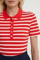 Polo tričko Tommy Hilfiger červená WW0WW39530
