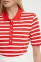 Tommy Hilfiger tricou polo WW0WW39531 rosu