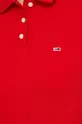 červená Polo tričko Tommy Jeans