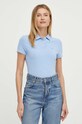 Tommy Jeans tricou polo DW0DW17220 albastru AW24