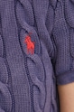 Βαμβακερό μπλουζάκι πόλο Polo Ralph Lauren 211943010 σκούρο μπλε