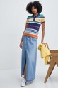 Polo Ralph Lauren pulover de bumbac 211943043 albastru SS25