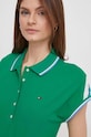 Polo tričko Tommy Hilfiger zelená WW0WW41285