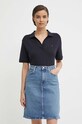Polo tričko Tommy Hilfiger námořnická modř WW0WW41286