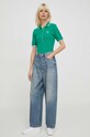 Polo tričko Tommy Hilfiger WW0WW41288 zelená SS24