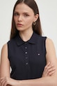 Топ Tommy Hilfiger WW0WW41794 темно-синій SS24