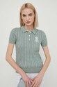 Lauren Ralph Lauren sweter bawełniany bawełna zielony 200932224