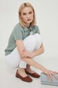 Lauren Ralph Lauren sweter bawełniany 200932224 zielony SS25
