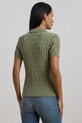 Βαμβακερό πουλόβερ Lauren Ralph Lauren 200932224 πράσινο SS25