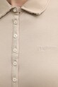Barbour polo damskie bawełniane z elastanem LML0634 beżowy